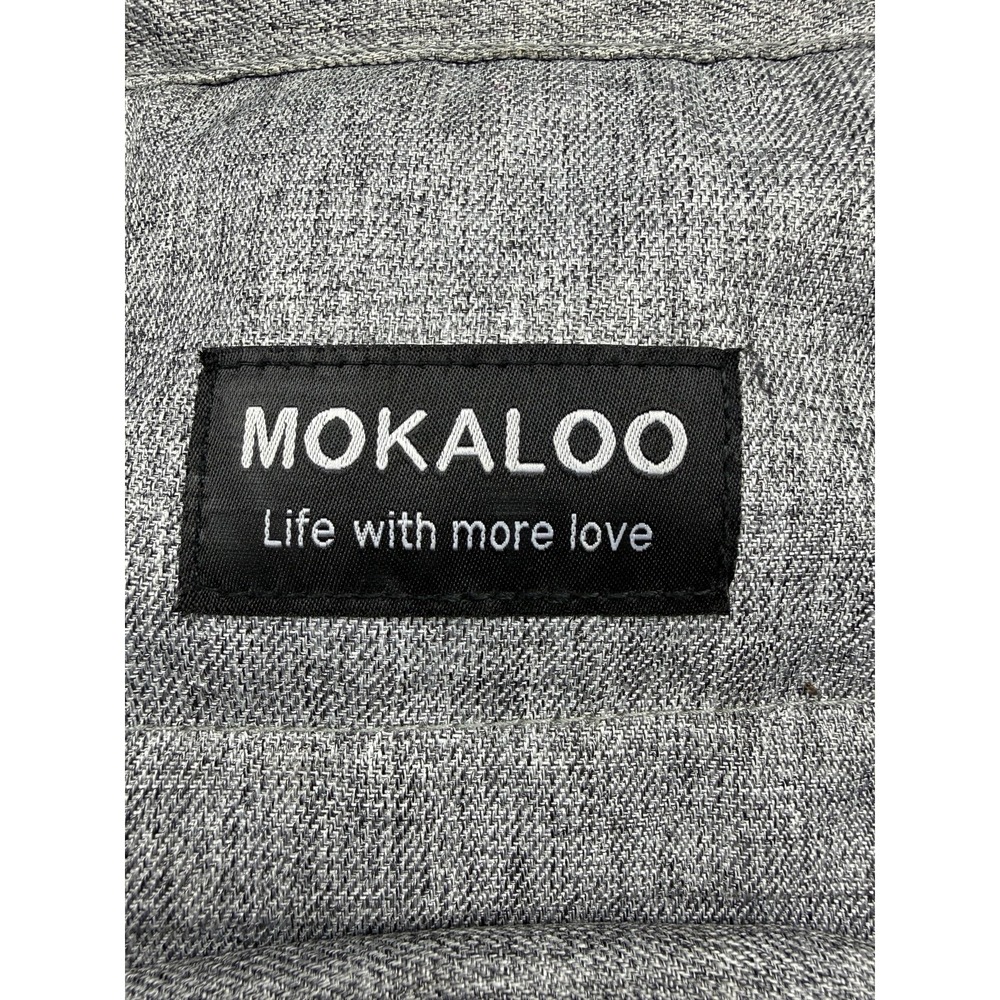 MOKALOO Gray Polyester Diaper Bag Backpack w/ Outer Pockets - Picture 2 of 4